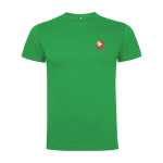 Kid's short-sleeve cotton t-shirt, jersey knit, 165 g/m2, Roly green colour