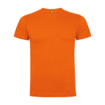 Kid's short-sleeve cotton t-shirt, jersey knit, 165 g/m2, Roly orange colour