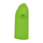Kid's short-sleeve cotton t-shirt, jersey knit, 165 g/m2, Roly lime colour
