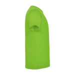 Kid's short-sleeve cotton t-shirt, jersey knit, 165 g/m2, Roly lime colour