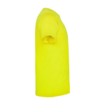 Kid's short-sleeve cotton t-shirt, jersey knit, 165 g/m2, Roly neon yellow colour