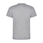 Kid's short-sleeve cotton t-shirt, jersey knit, 165 g/m2, Roly heather light grey colour