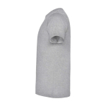 Kid's short-sleeve cotton t-shirt, jersey knit, 165 g/m2, Roly heather light grey colour