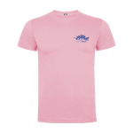 Kid's short-sleeve cotton t-shirt, jersey knit, 165 g/m2, Roly light pink colour