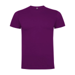 Kid's short-sleeve cotton t-shirt, jersey knit, 165 g/m2, Roly purple colour