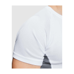 Children's two-tone polyester sports t-shirt, 140 g/m2, Roly black colour