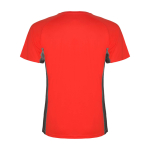 Children's two-tone polyester sports t-shirt, 140 g/m2, Roly red colour