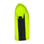 Children's two-tone polyester sports t-shirt, 140 g/m2, Roly neon green colour
