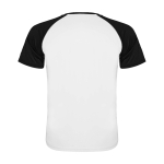 Kids’ two-tone sports T-shirt,140 g/m2, Roly Indianapolis black colour