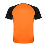 Kids’ two-tone sports T-shirt,140 g/m2, Roly Indianapolis orange colour