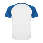 Kids’ two-tone sports T-shirt,140 g/m2, Roly Indianapolis royal blue colour