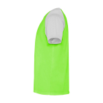 Kids’ two-tone sports T-shirt,140 g/m2, Roly Indianapolis neon green colour