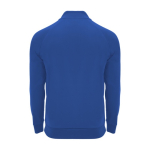 Polyester half-zip sports sweater, 200 g/m², Roly royal blue colour
