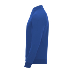 Polyester half-zip sports sweater, 200 g/m², Roly royal blue colour