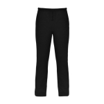 Unisex regular-fit cotton and polyester trousers, 280 g/m², Roly black colour