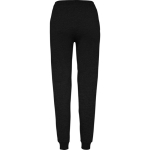 Women's cotton and polyester sports trousers, 280 g/m², Roly black colour second rear view