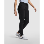 Women's cotton and polyester sports trousers, 280 g/m², Roly black colour lifestyle image 2