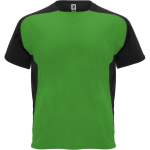 Unisex short-sleeve sports polyester t-shirt 140 g/m², Roly dark green colour