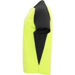 Unisex short-sleeve sports polyester t-shirt 140 g/m², Roly neon yellow colour