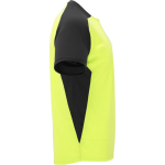 Unisex short-sleeve sports polyester t-shirt 140 g/m², Roly neon yellow colour