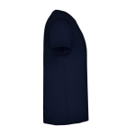 Men's V-neck cotton short-sleeved t-shirt, 155 g/m², Roly navy-blue colour
