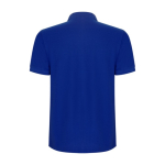 Men's cotton and polyester piqué polo shirt, 190 g/m², Roly blue colour