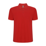 Men's cotton and polyester piqué polo shirt, 190 g/m², Roly red colour