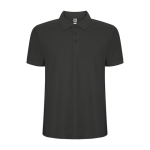 Men's cotton and polyester piqué polo shirt, 190 g/m², Roly graphite colour