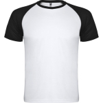 Unisex short-sleeve sports polyester t-shirt 140 g/m², Roly black colour