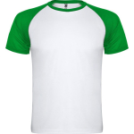 Unisex short-sleeve sports polyester t-shirt 140 g/m², Roly green colour