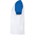 Unisex short-sleeve sports polyester t-shirt 140 g/m², Roly royal blue colour