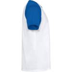 Unisex short-sleeve sports polyester t-shirt 140 g/m², Roly royal blue colour