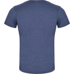 Men's heathered cotton and polyester t-shirt 150 g/m², Roly marbled blue colour