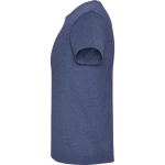 Men's heathered cotton and polyester t-shirt 150 g/m², Roly marbled blue colour