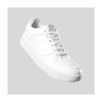 Unisex white casual trainers with rubber sole, Roly white colour