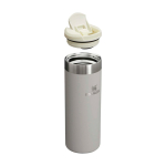 Stainless steel thermal tumbler, anti-leak, 470 ml, Stanley AeroLight™ grey colour