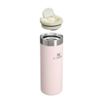 Stainless steel thermal tumbler, anti-leak, 470 ml, Stanley AeroLight™ light pink colour