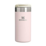 Stainless steel thermal tumbler, 350 ml, Stanley AeroLight™ light pink colour second front view