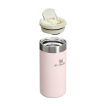 Stainless steel thermal tumbler, 350 ml, Stanley AeroLight™ light pink colour
