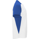 Unisex bi-colour sports polyester t-shirt 140 g/m², Roly royal blue colour