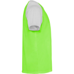 Unisex short-sleeve sports polyester t-shirt 140 g/m², Roly neon green colour