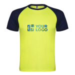 Unisex short-sleeve sports polyester t-shirt 140 g/m², Roly