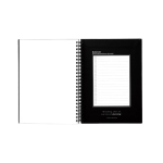 Reusable A5 hardback notebook with InfiniteBook scan black ink black colour sixth view