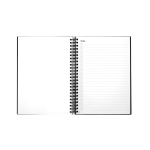 Reusable A5 hardback notebook with InfiniteBook scan black ink black colour seventh view
