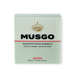 Vegetable-based shaving soap with coconut extracts, 100g green colour