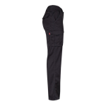 Unisex multi-pocket work trousers, cotton, polyester, 240 g/m2, Velilla black colour fourth view