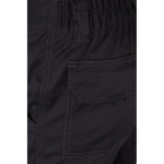 Unisex multi-pocket work trousers, cotton, polyester, 240 g/m2, Velilla black colour sixth view