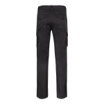 Unisex multi-pocket work trousers, cotton, polyester, 240 g/m2, Velilla black colour