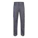 Unisex multi-pocket work trousers, cotton, polyester, 240 g/m2, Velilla grey colour second view