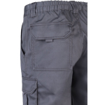 Unisex multi-pocket work trousers, cotton, polyester, 240 g/m2, Velilla grey colour sixth view